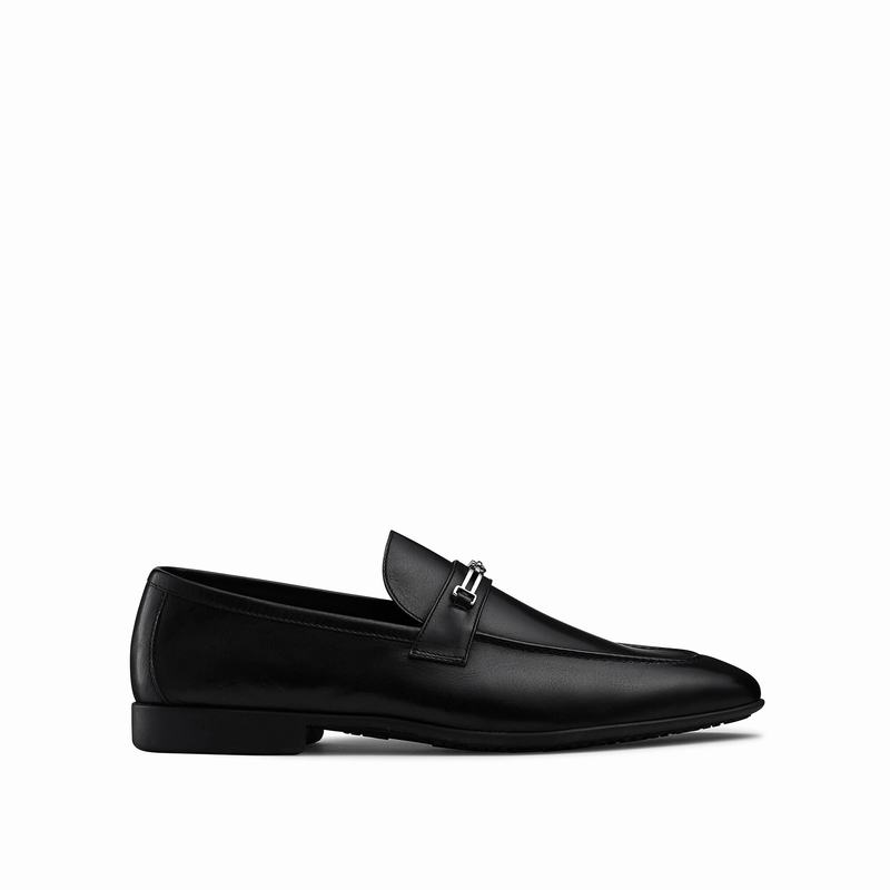 Russell & Bromley Duty Snaffle Trim Loafers Mens Black [MDX3489WL]